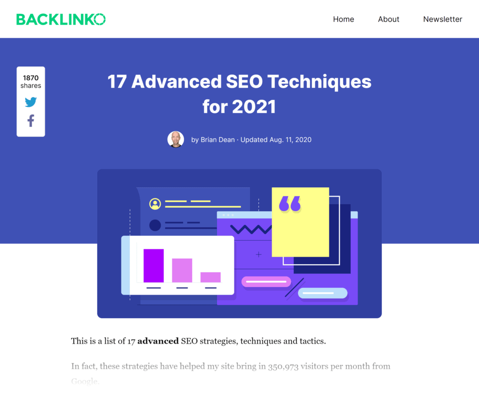 Backlinko Advanced SEO